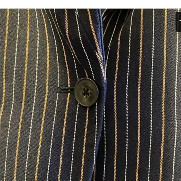 Derek Lam 10 Crosby Power Pin Stripe Blazer - Picture 8 of 12